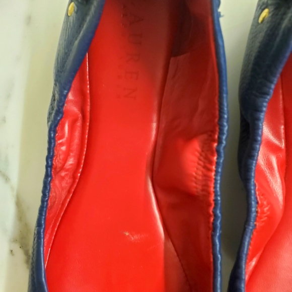 Ralph Lauren Navy Blue Ballet Flats / Size 8 - Picture 4 of 7